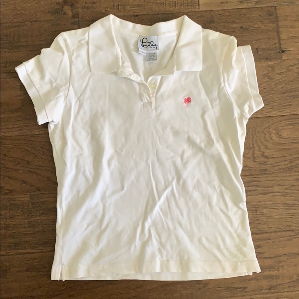 Lilly Pulitzer white polo! 🤍